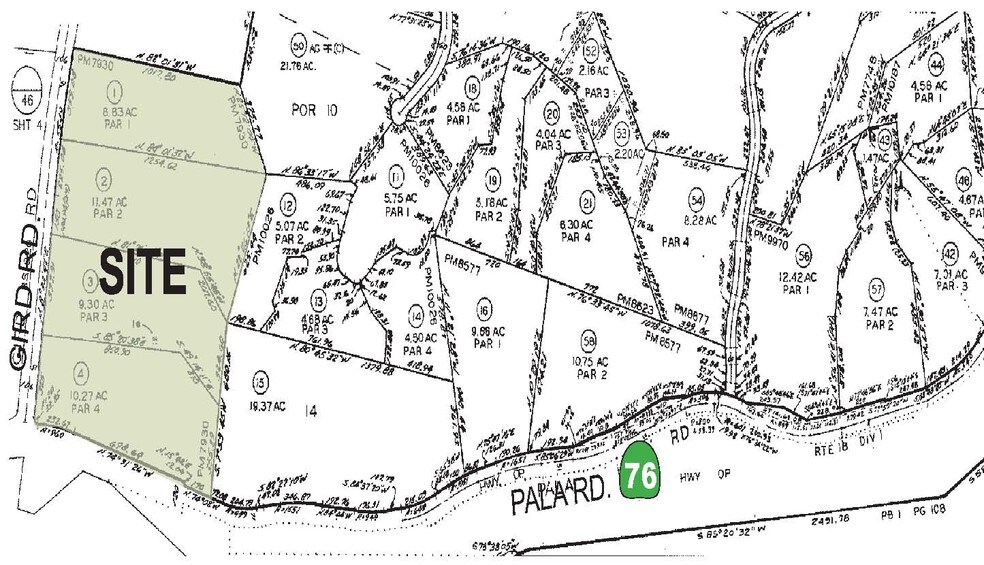 Pala Rd, Fallbrook, CA à vendre - Plan cadastral – Image 2 sur 5