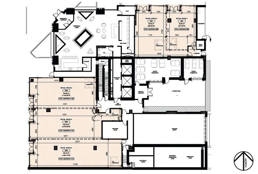 503 11 SW ave, Calgary, AB à louer - Plan d’étage – Image 3 sur 3