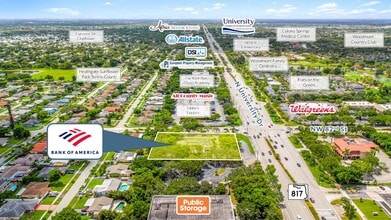 8200 N University Dr, Tamarac, FL - VUE AÉRIENNE  vue de carte - Image1