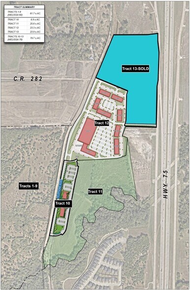 County Road 277, Melissa, TX à vendre - Plan de site – Image 2 sur 10