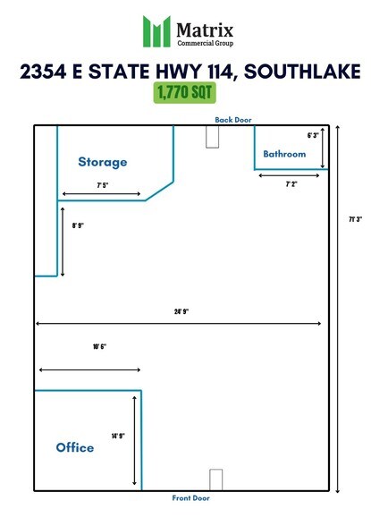 2354-2368 E State Highway 114, Southlake, TX à louer - Plan d’étage – Image 3 sur 5