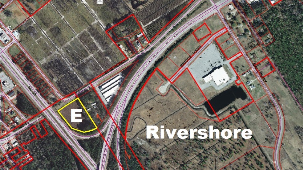 201 Galloway Rd, New Bern, NC à vendre - Aérien – Image 3 sur 9