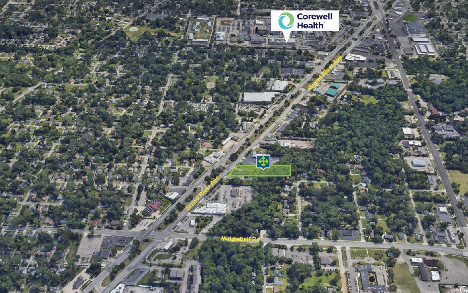 29033 Grand River Ave, Farmington Hills, MI à vendre - Aérien – Image 2 sur 3