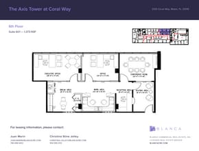 2103 Coral Way, Miami, FL à louer Plan d’étage– Image 1 sur 1