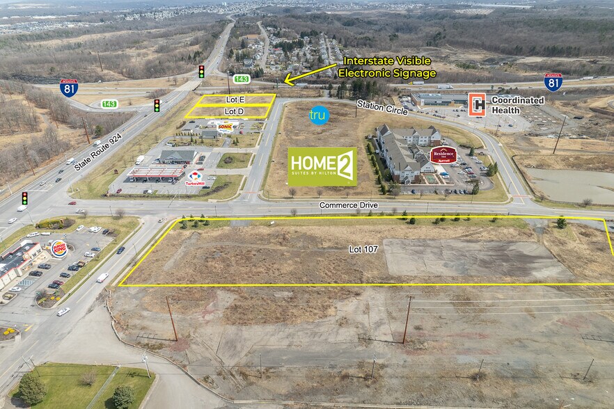 Barletta Rd & Commerce Dr, Hazleton, PA à vendre - Photo de l’immeuble – Image 1 sur 13