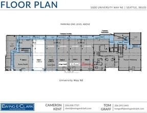 5000 University Way NE, Seattle, WA à louer Plan d’étage– Image 1 sur 1