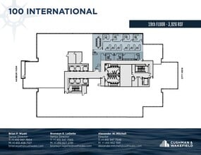 100 International Dr, Baltimore, MD à louer Plan d’étage– Image 1 sur 1