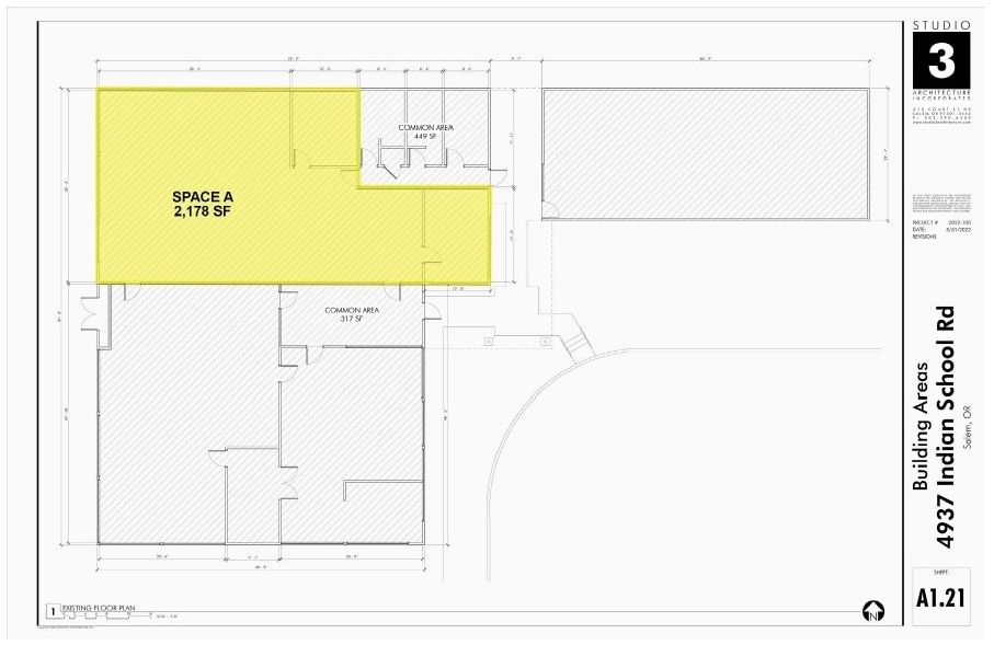 4937 Indian School Rd NE, Salem, OR à louer Plan de site– Image 1 sur 3