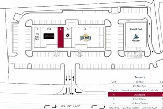 9735 US 15-501 Hwy, Pinehurst, NC à louer Plan de site– Image 2 sur 2