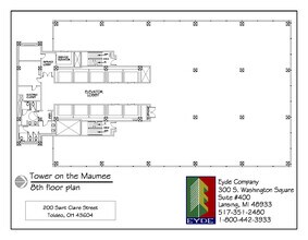 200 N Saint Clair St, Toledo, OH à louer Plan d’étage– Image 1 sur 1