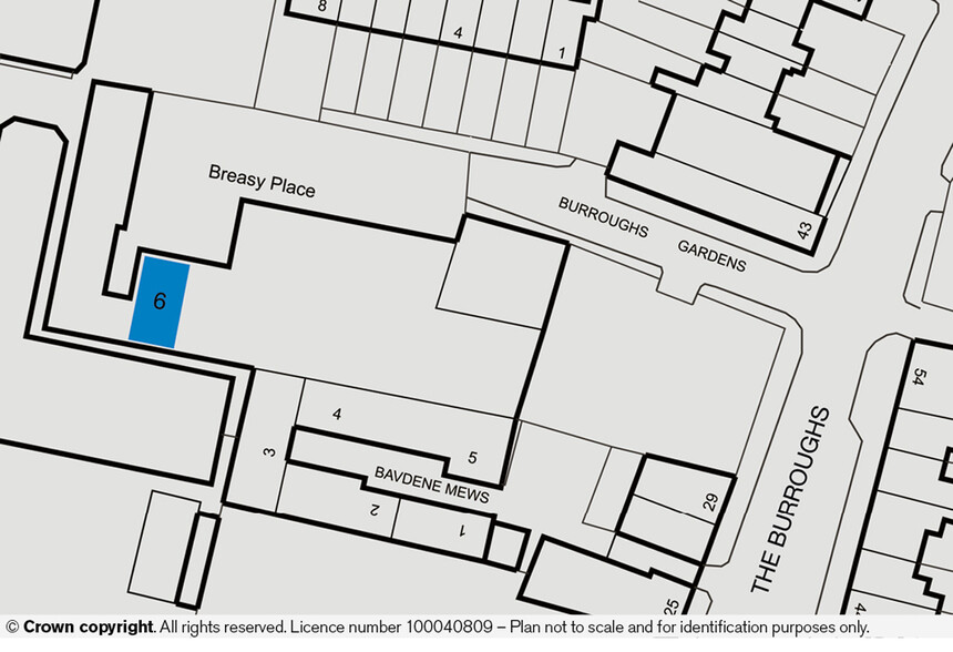 6 Breasy Pl, Londres à vendre - Carte – Image 3 sur 5