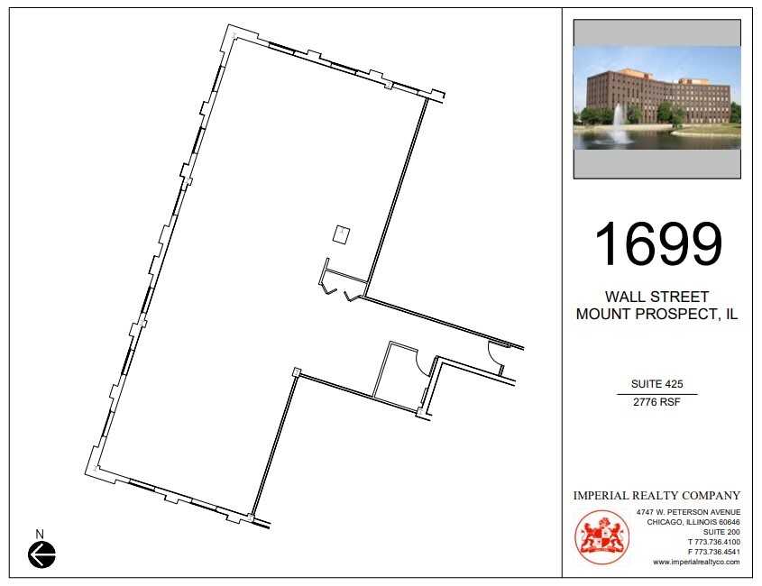 1699 Wall St, Mount Prospect, IL à louer Plan d’étage– Image 1 sur 7