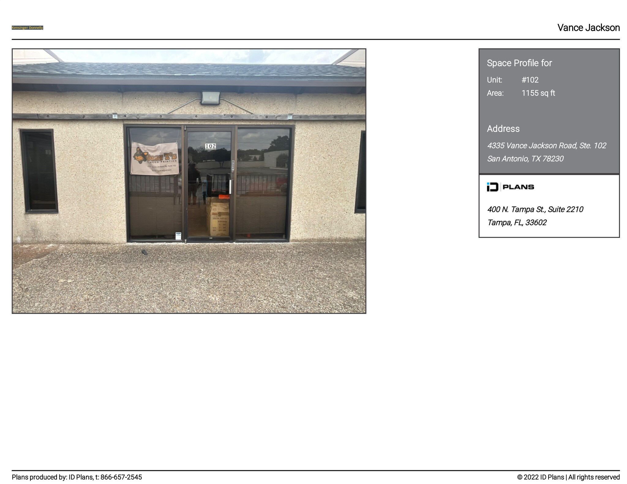 4335 Vance Jackson St, San Antonio, TX à louer Plan de site– Image 1 sur 1