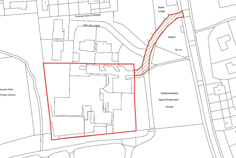 off Station Road, Newcastle Upon Tyne à vendre Plan de site– Image 1 sur 2