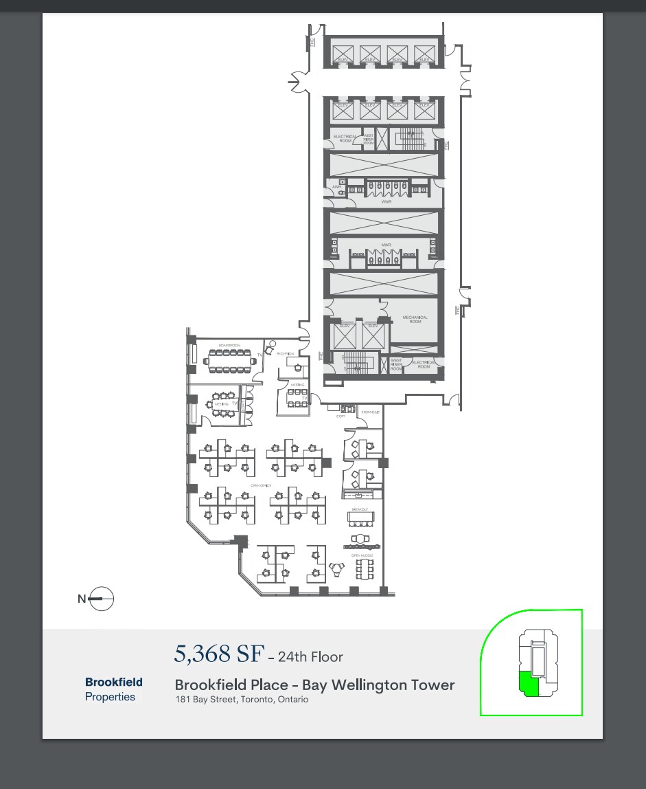 181 Bay St, Toronto, ON à louer Plan d’étage– Image 1 sur 1