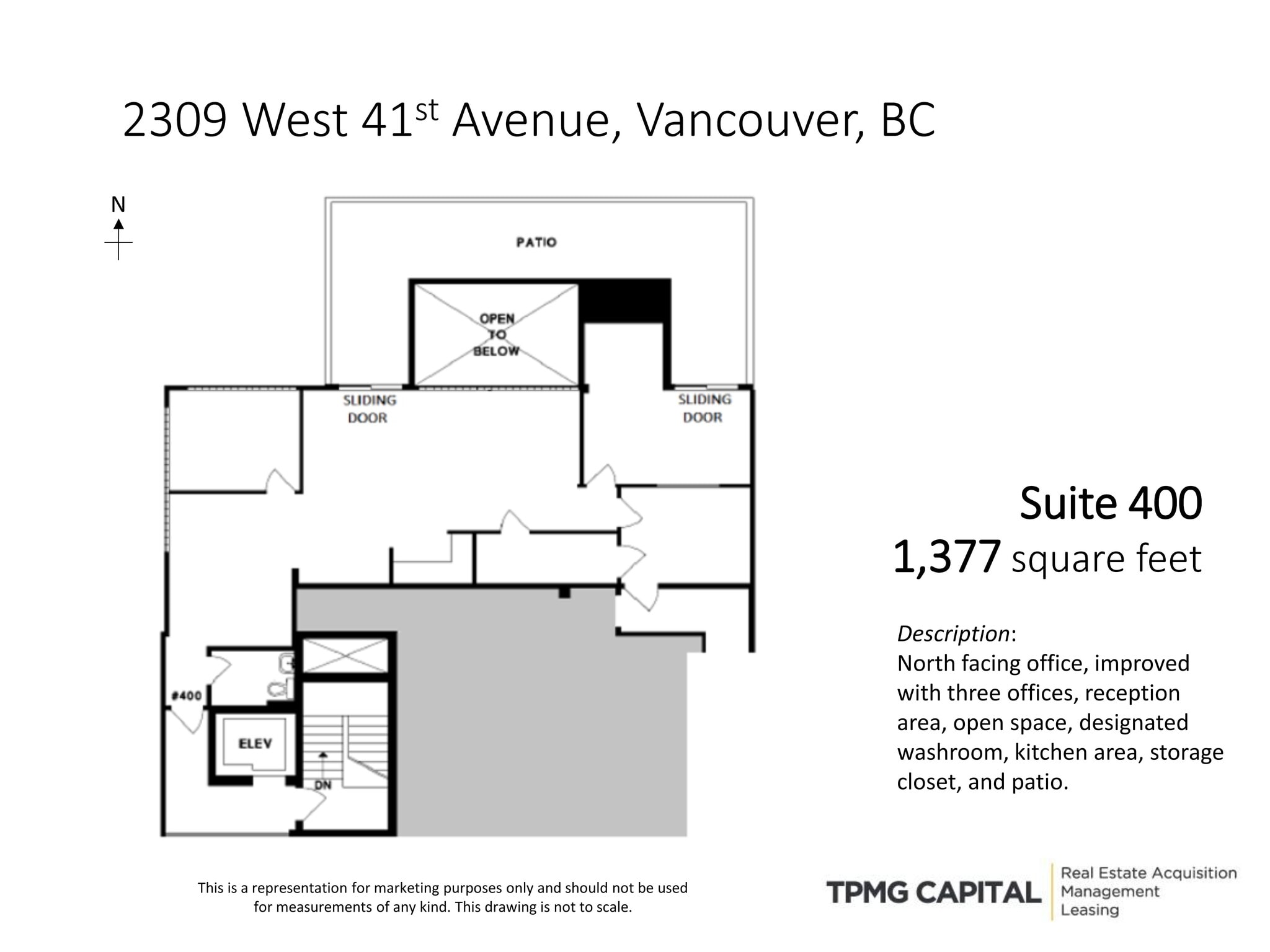 2309 W 41st Ave, Vancouver, BC à louer Plan de site– Image 1 sur 3