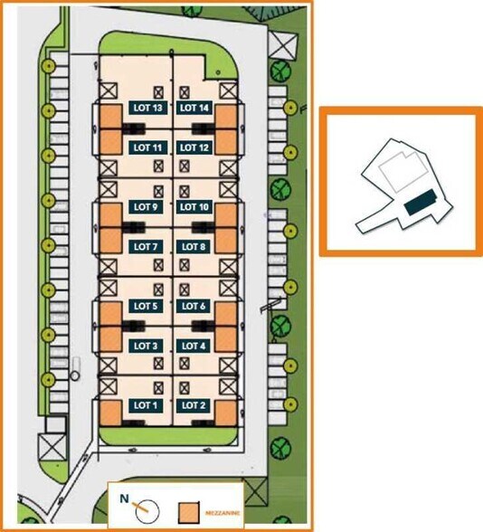 Local d'activités dans Saint-Laurent-d'Agny à vendre - Plan d’étage – Image 3 sur 3