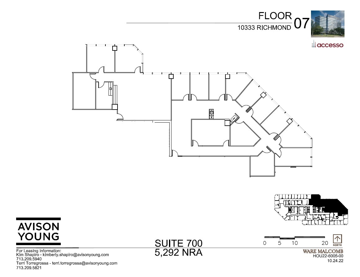 10333 Richmond Ave, Houston, TX à louer Plan d’étage– Image 1 sur 4