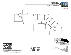 10333 Richmond Ave, Houston, TX à louer Plan d’étage– Image 1 sur 4