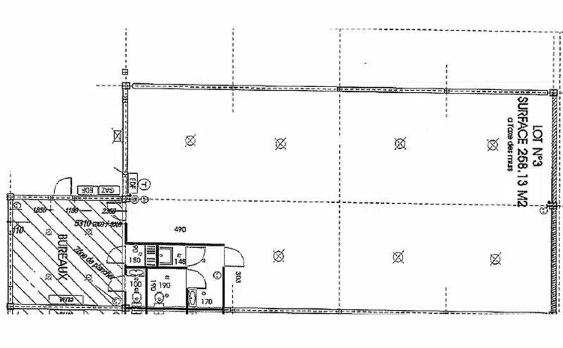 Local d’activités dans Mions à louer - Plan d’étage – Image 3 sur 3