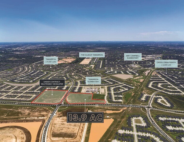 13.9 Acres Tamarron Pky, Katy, TX à vendre - Aérien – Image 1 sur 4
