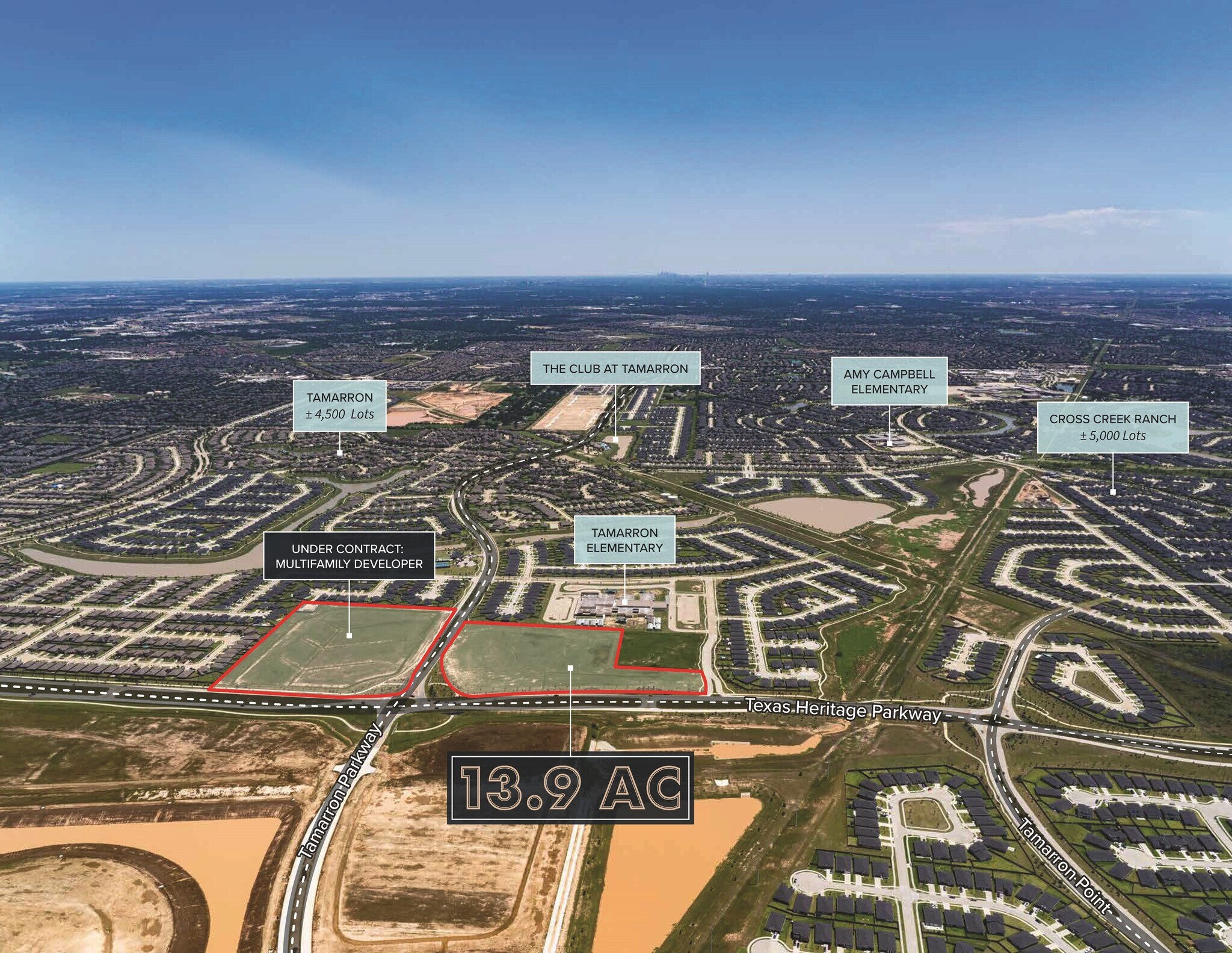 13.9 Acres Tamarron Pky, Katy, TX à vendre Aérien– Image 1 sur 5