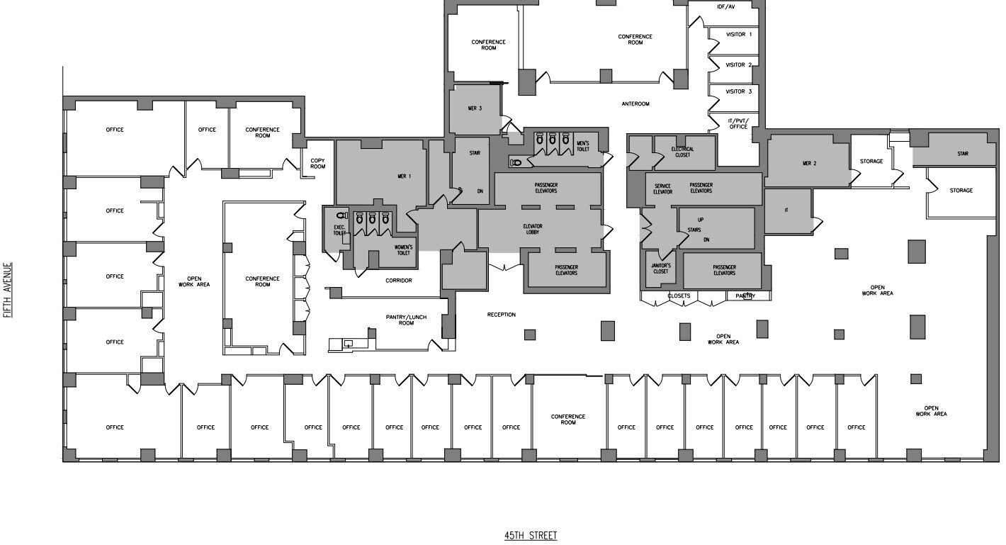 551 Fifth Ave, New York, NY à louer Plan d’étage– Image 1 sur 1