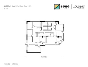 4600 Park Rd, Charlotte, NC à louer Plan d’étage– Image 1 sur 1