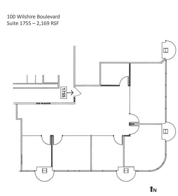100 Wilshire Blvd, Santa Monica, CA à louer Plan d’étage– Image 1 sur 1