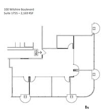 100 Wilshire Blvd, Santa Monica, CA à louer Plan d’étage– Image 1 sur 1