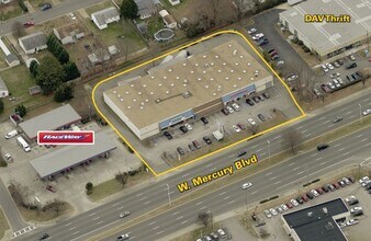 4205 W Mercury Blvd, Hampton, VA - VUE AÉRIENNE  vue de carte - Image1