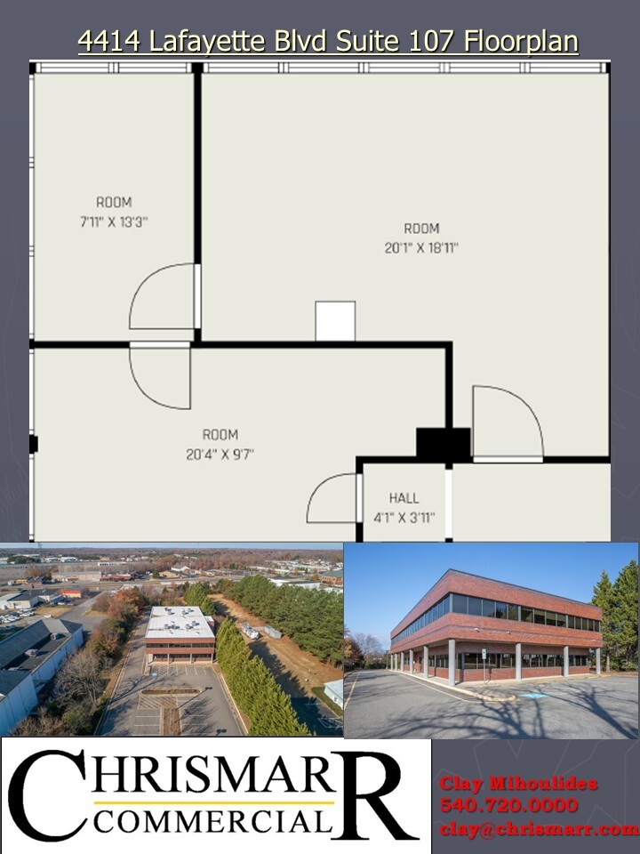 4414 Lafayette Blvd, Fredericksburg, VA à louer Plan d’étage– Image 1 sur 1