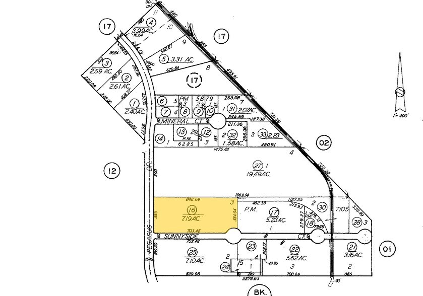 2524-2540 Pegasus Dr, Bakersfield, CA à louer - Plan cadastral – Image 2 sur 8