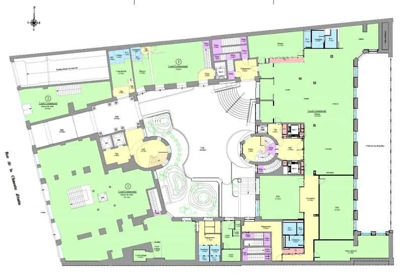 66 Rue De La Chaussee D'Antin, Paris à louer - Plan d’étage – Image 3 sur 4