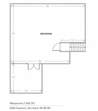 4660-4684 Freedom Dr, Ann Arbor, MI à louer Plan d’étage– Image 2 sur 6
