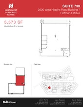 2500 W Higgins Rd, Hoffman Estates, IL à louer Plan d’étage– Image 1 sur 2