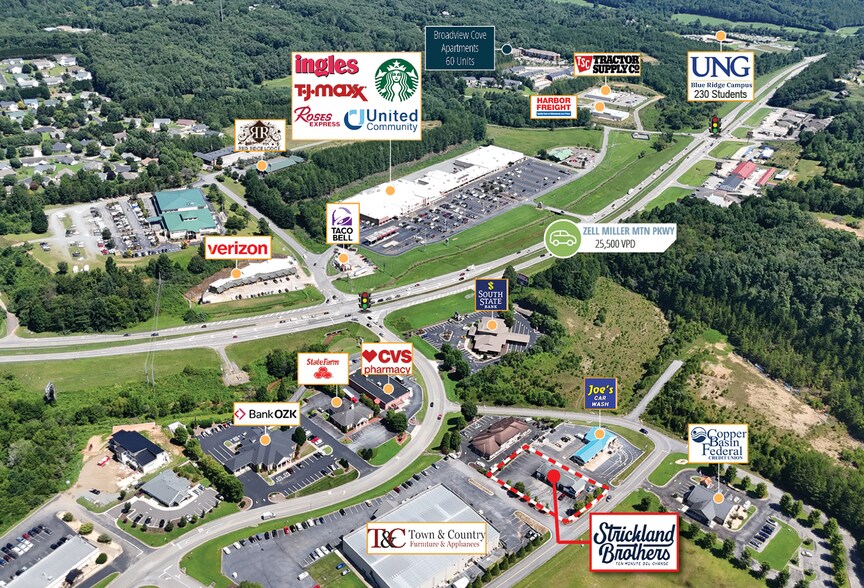 126 Orvin Lance Dr, Blue Ridge, GA à vendre - Photo de l’immeuble – Image 2 sur 4