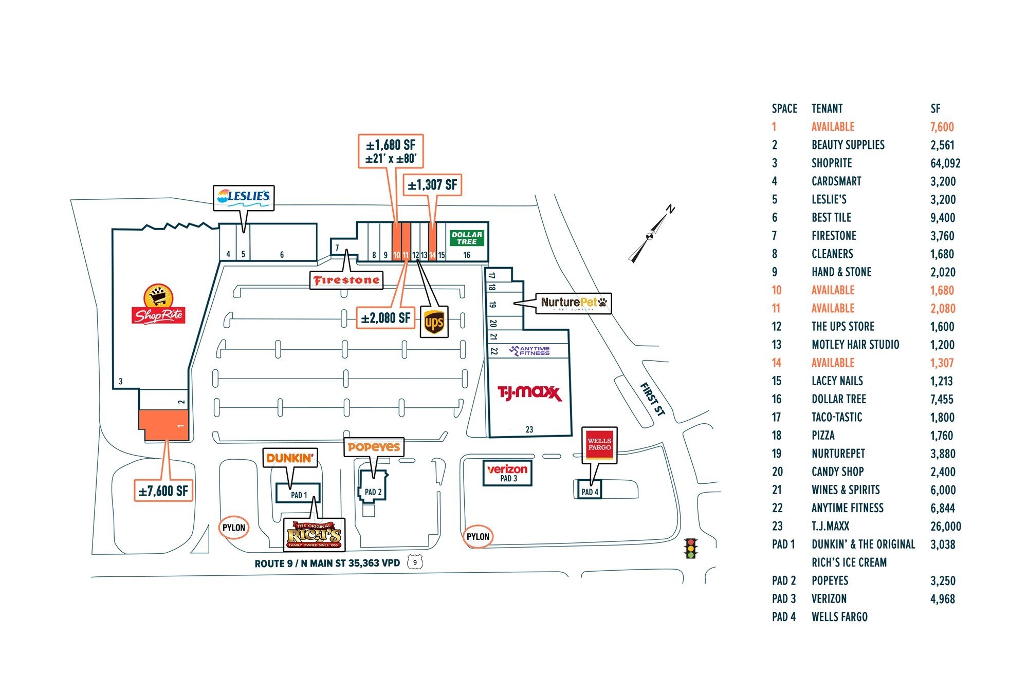 344 US Highway 9, Lanoka Harbor, NJ à louer Plan de site– Image 1 sur 1