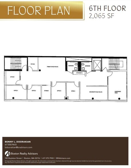 37 Newbury St, Boston, MA à louer - Plan d’étage – Image 3 sur 6