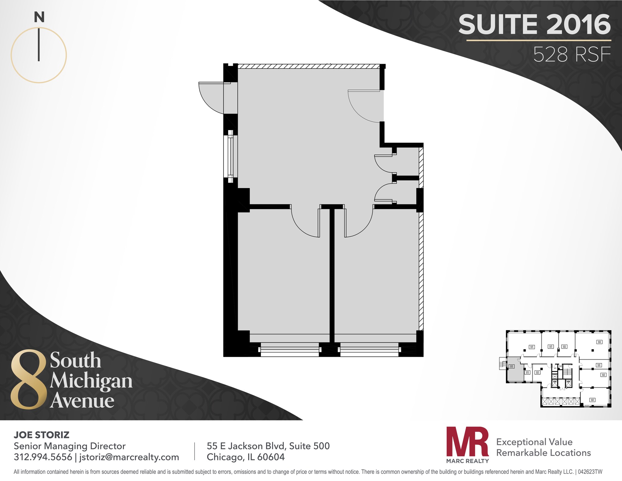 8 S Michigan Ave, Chicago, IL à louer Plan de site– Image 1 sur 1