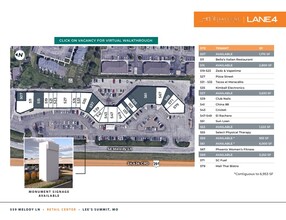 507-579 SE Melody Ln, Lees Summit, MO à louer Plan d’étage– Image 1 sur 1