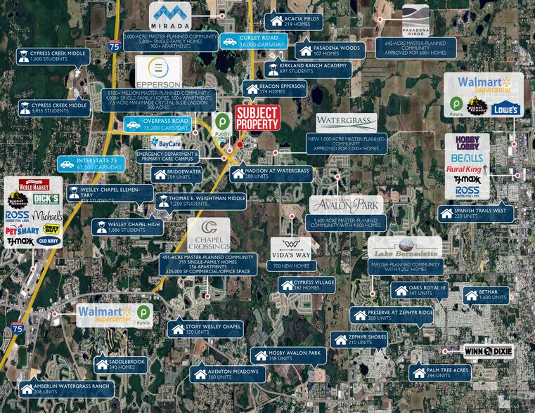 8040 Curley rd, Wesley Chapel, FL à vendre - Photo de l’immeuble – Image 2 sur 6