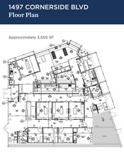 1497 Cornerside Blvd, Vienna, VA à louer Plan d’étage– Image 1 sur 1