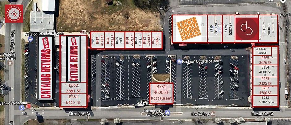 501 Elizabeth St, Boaz, AL à louer - Plan d’étage – Image 2 sur 4
