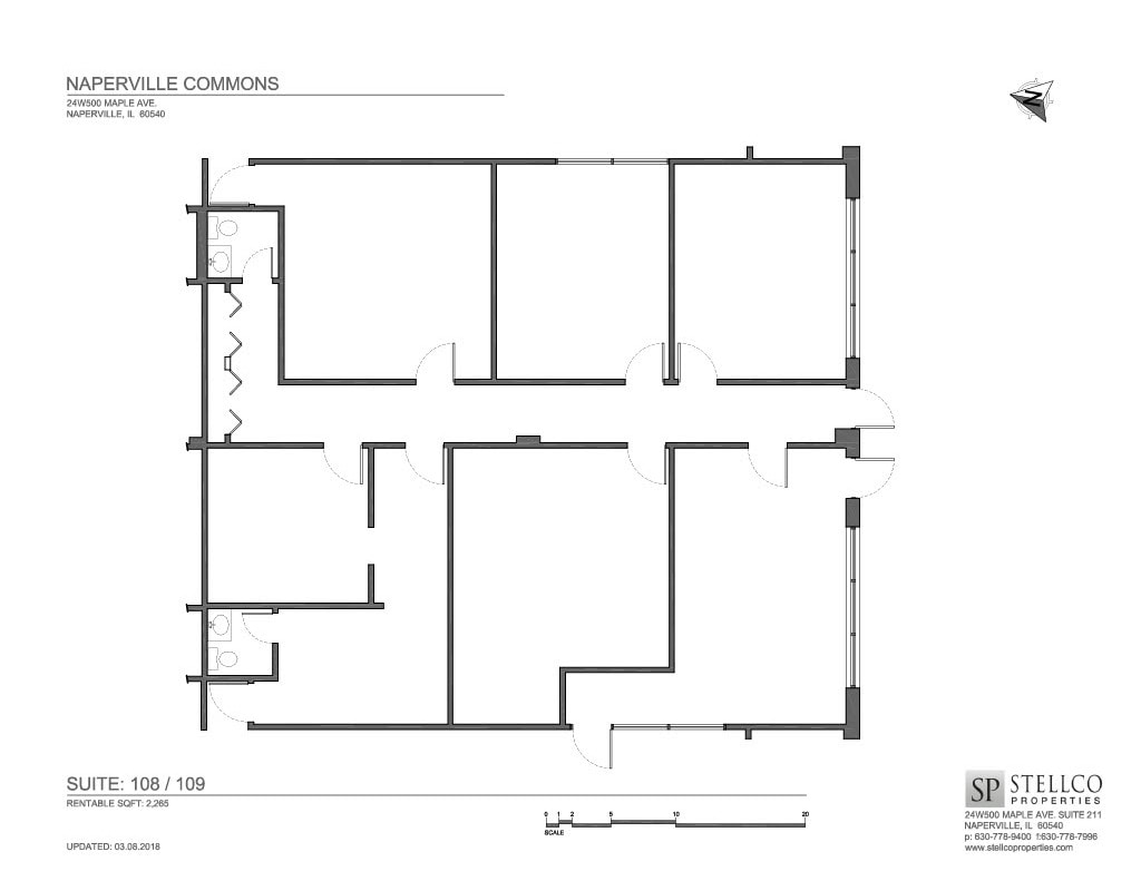 24W500 Maple Ave, Naperville, IL à louer Plan d’étage– Image 1 sur 1