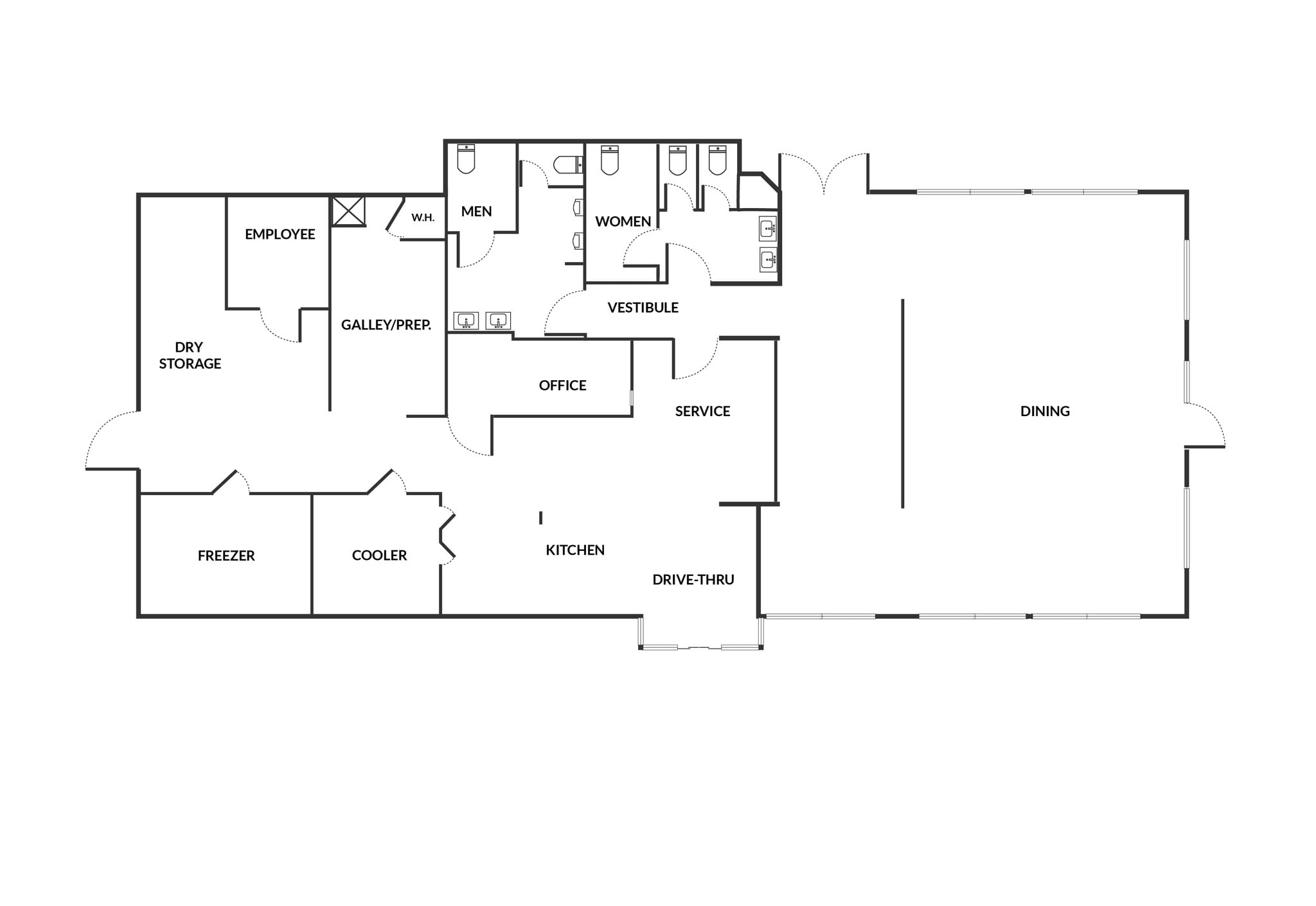 205 Trask St, Bakersfield, CA à louer Plan d’étage– Image 1 sur 12