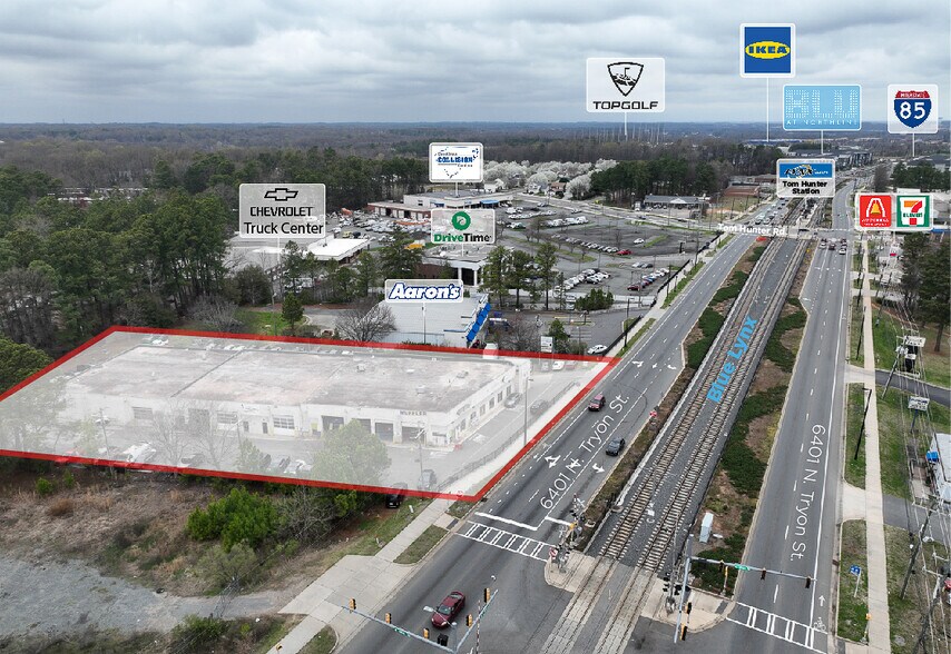 6401 N Tryon St, Charlotte, NC à louer - Photo de l’immeuble – Image 1 sur 8
