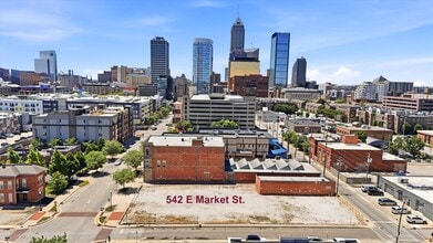 536 E Market St, Indianapolis, IN - Vue aérienne vue de carte - Image1