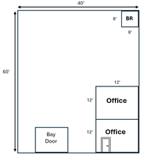 13045 Harmon Rd, Fort Worth, TX à louer Plan d’étage– Image 1 sur 4