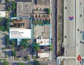 2316 S 4th Ave, Minneapolis, MN - Vue aérienne  vue de carte